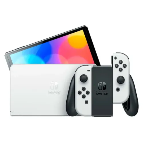 Nintendo Switch Oled modelo branco D3SBLOQUE4DO com cartão 128 com vários jogos instalado