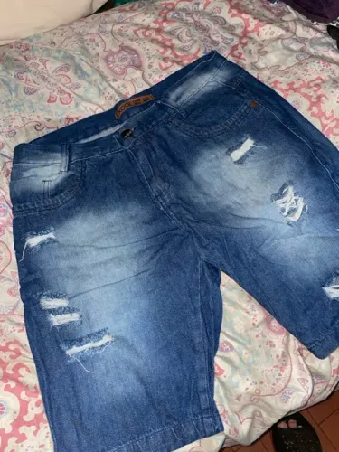 SHORT JEANS RASGADO