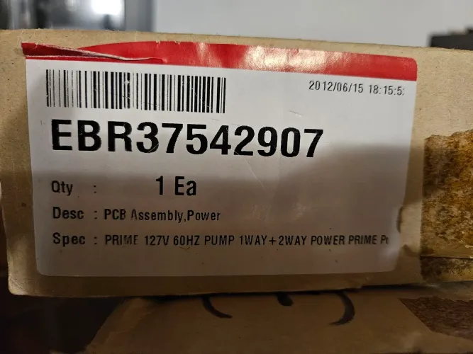 Placa filtro de linha lava seca LG EBR 37542907 127V 