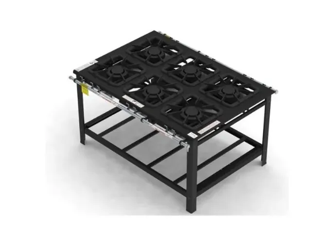 Fogão Industrial Gastromaq 6 Bocas Duplas Linha Centro FG406CD em Promoção