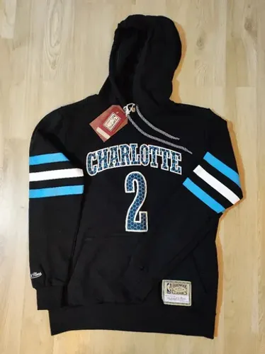 moletom charlotte hornets mitchell & ness - old oschool