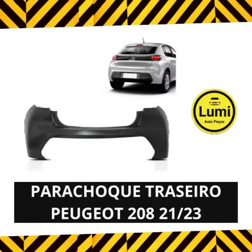Parachoque Traseiro Peugeot 208 21/23 - NOVO!!
