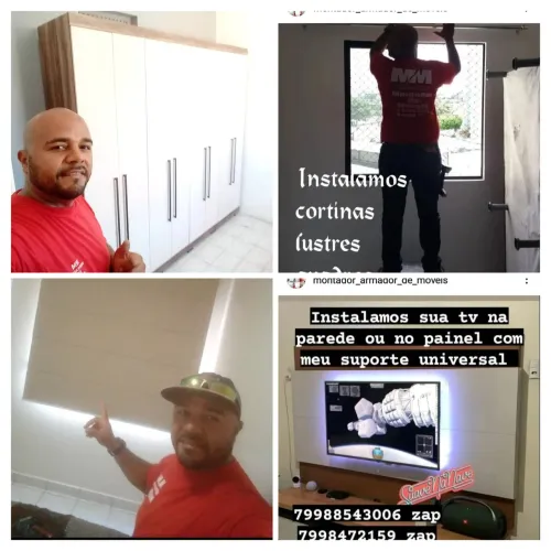 Instalamos sua tv na parede ou no painel 