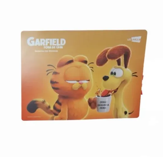Jogo Americano Gato Garfield 40 cm X 30 cm