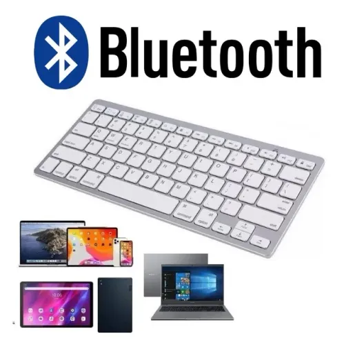 Teclado Bluetooth Wireless Para Android Ios Windows