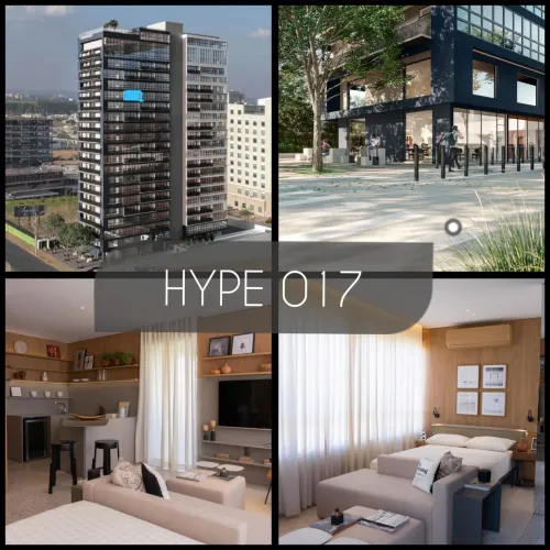 Vendo Studio (ap) | Cond. Hype 017 | 32m2 | Andar Alto | Zona Sul
