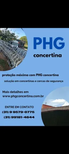 Concertina PHG - Segurança Máxima para sua residência