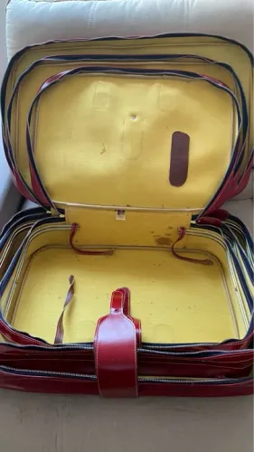 Malas Retrô PRIMICIA cor vinho