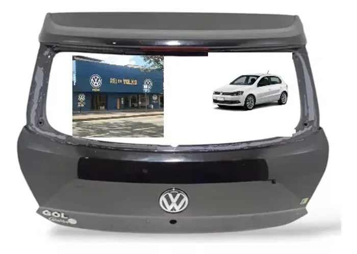 Tampa traseira do porta malas Gol G6 2013 a 2016