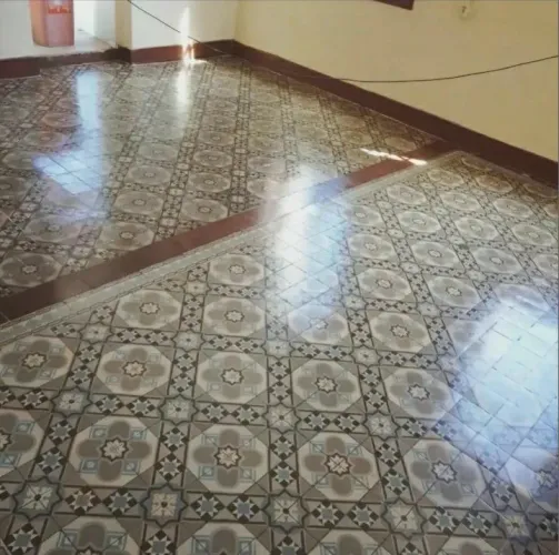 Limpeza e impermeabilização Ladrilhos hidráulicos 