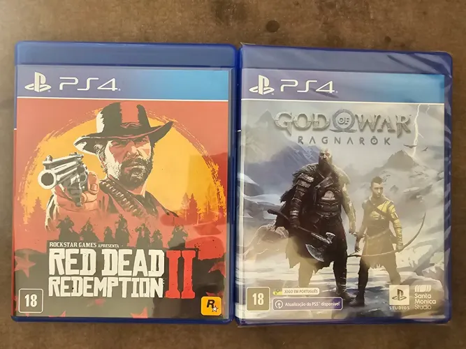 Red Dead Redemption e God of War Ragnarok - PS4/ PS5 
