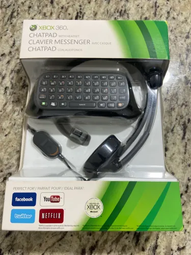 Chatpad com Headset Xbox 360 Original