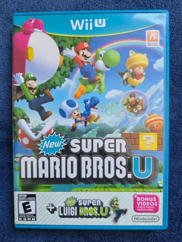 New Super Mario Bros. U + New Super Luigi U - Wii U (completo e em ótimo estado)