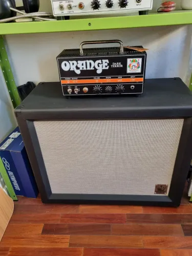 Orange Dark Terror + Caixa 2x12 King cabs