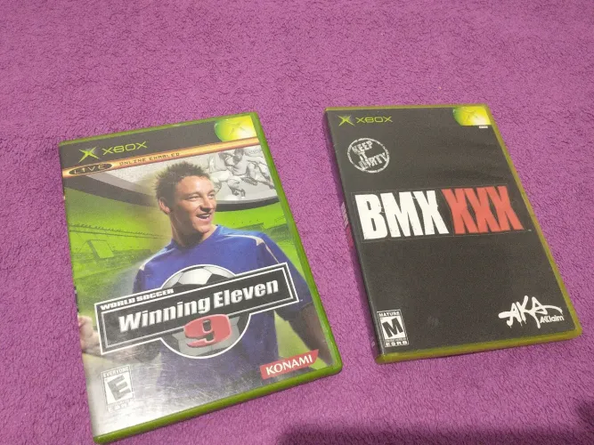 Lote 2 Jogos Xbox Clássico - Winning Eleven 9 e BMX XXX