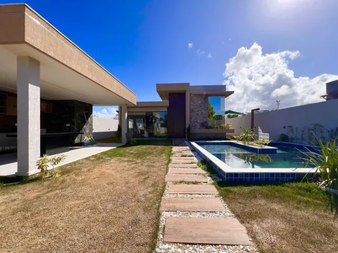 Casa em Condomínio para Venda em Camaçari, Barra do Jacuipe, 3 dormitórios, 2 suítes, 3 ba