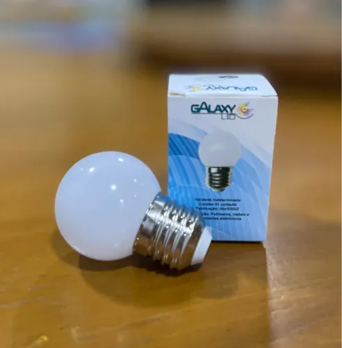 Lâmpada Bolinha Led 3w E27 127 volts Abajur, Bulbo Lustre Espelho