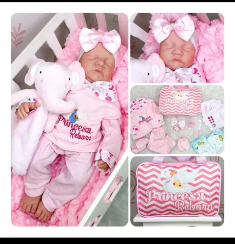 Bebê reborn de silicone 