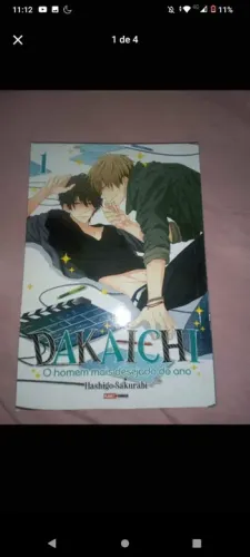 Mangá Dakaretai Otoko vols 1,2,3 e 4.