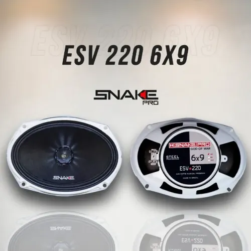 Alto Falante Snake Par 6x9 220rms Preto 4ohms