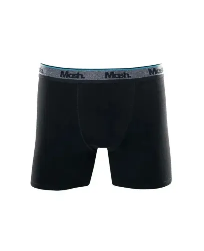 Kit 2 Cueca Boxer Longa Cotton Preto - Mash Gg