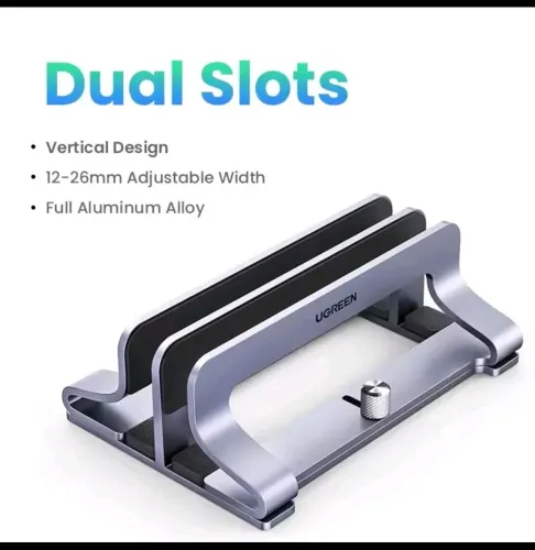Suporte Vertical para Notebook UGREEN - Dual Slots