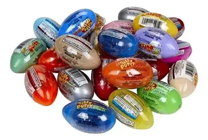 2x Massinha Silly Putty - Mascaramento P/ Pintura Sortidas