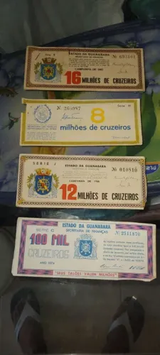 Moedas antigas do estado da Guanabara