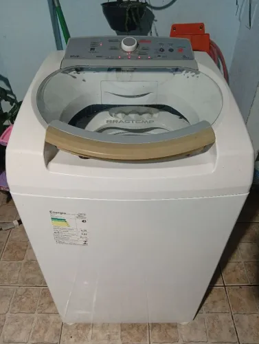 Máquina de lavar roupa Brastemp ative cesto inox 9 KG 