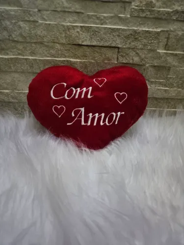 Pelúcia Coração Com Amor
