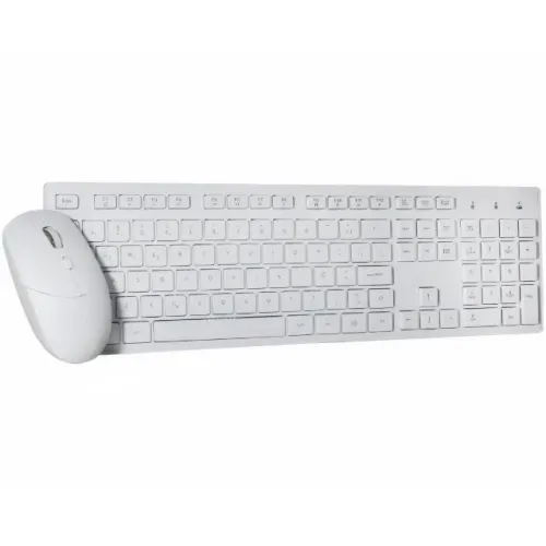Kit Teclado e Mouse sem fio Kmex Branco KA60W9-MAA7W7