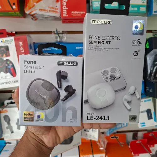 Fone de ouvido Bluetooth sem fio - entrega em slz e região