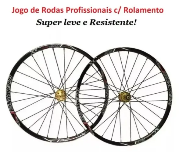 Jogo de Rodas Aro 26" Vicinitech Modelo XC1550 Freio a Disco (Incompleto)