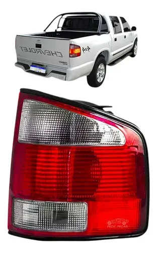 Lanterna Chevrolet S10 1995 1996 1997 1998 1999 2000 Fume Ld Direito/passageiro Fumê