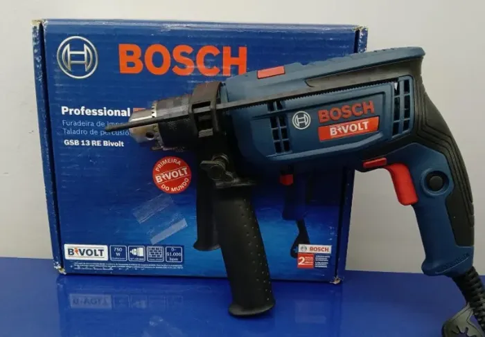 Furadeira de impacto GSB 13 RE Bivolt INDUSTRIAL