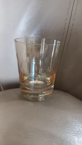 Copo Shot Cristal âmbar 