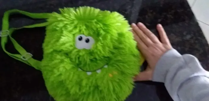 mochila monstrinho - nova 