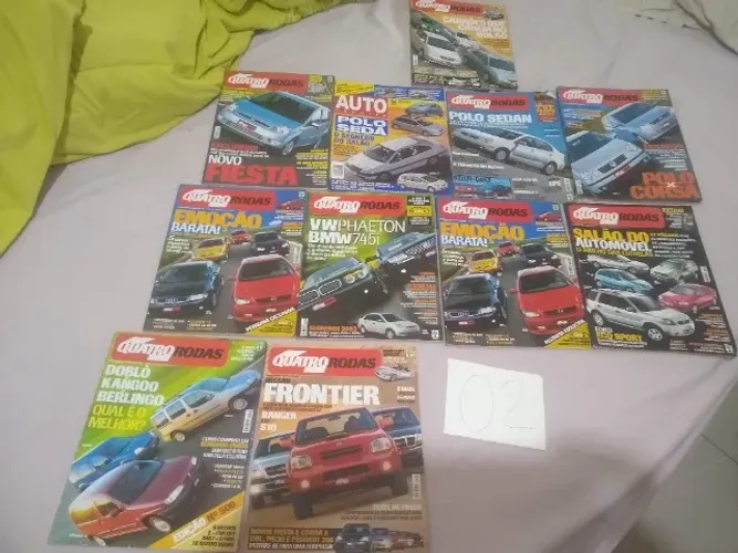 Revistas Quatro Rodas - 2002 (Kit)