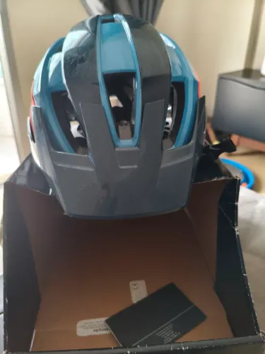 Capacete de Bicicleta ASW Iron - Tamanho M - Azul