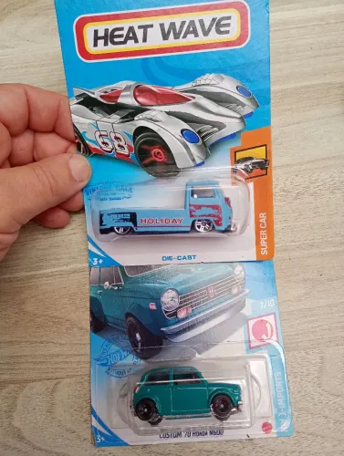 Kombi pickup e Honda n600 raro Hot Wheels Life 7/10 