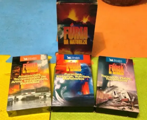 Coleção Fúria Da Natureza 3 Fitas VHS Readers Digest