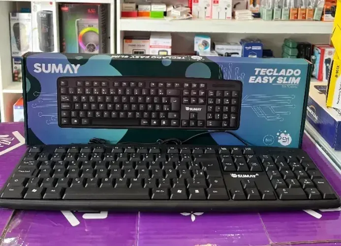 Teclado com Fio Easy Slim Sumay