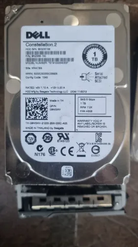 Hd dell 1tb sas 7.2k dp/n 09w5wv
