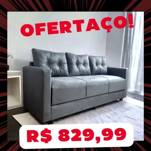 SOFÁ CAMA Safira, 2 em 1, boa QUALIDADE, PREÇO de FÁBRICA!