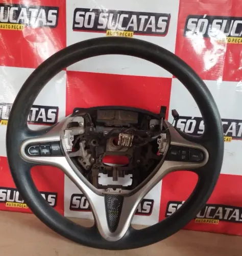 volante com comando honda fit city 2009 a 2014 