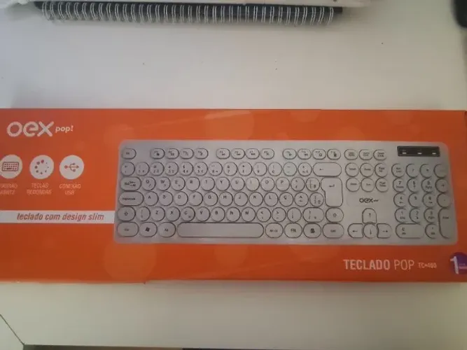Teclado Oex membrana com fio