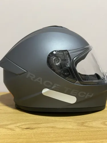 Capacete RACE TECH Tam 58 Cinza fosco
