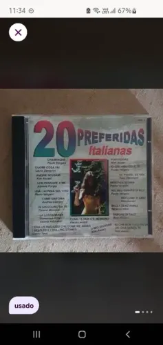 Cd músicas italianas