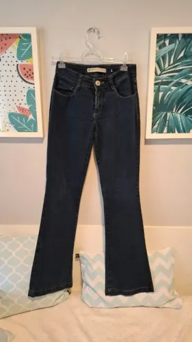 Calça jeans hering boca de sino