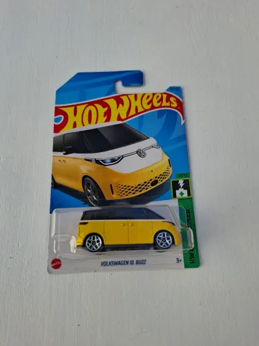 Kombi Hot Wheels Volkswagen ID. Buzz Miniatura Amarela